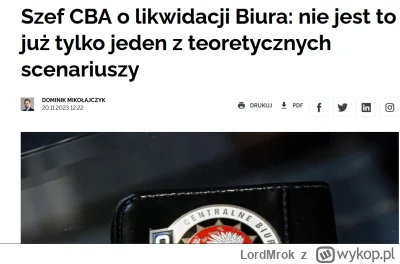 LordMrok - kto by się spodziewał, że formacja słynąca nie ze zwalczania korupcji ale ...