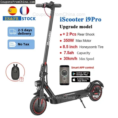 n____S - ❗ Iscooter I9 Pro 36V 7.5Ah 350W 8.5in Electric Scooter [EU]
〽️ Cena: 176.69...