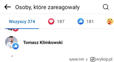 tplink340 - Zobaczcie kto polubil zdjecie Wiktorii (Sida) na fejsie. Tiktoker z poprz...