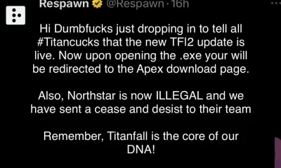 hakeryk2 - W końcu jakieś oficjalnie info! 

#titanfall #titanfall3 #respawn