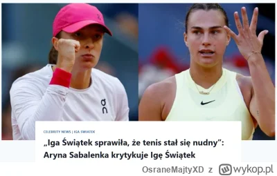 OsraneMajtyXD - Kochamy Cie Myszko Arynko nasza dumo
#tenis