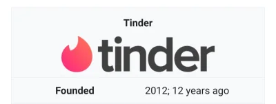 Diamond-kun - @De_Fault jest od 12 lat. Poza tym, Tinder nie jest pierwszą taką platf...