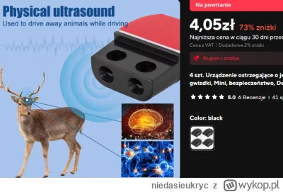 niedasieukryc - Gwizdki ultradźwiekowe odstraszające zwierzynę? Spotkaliście się z ty...