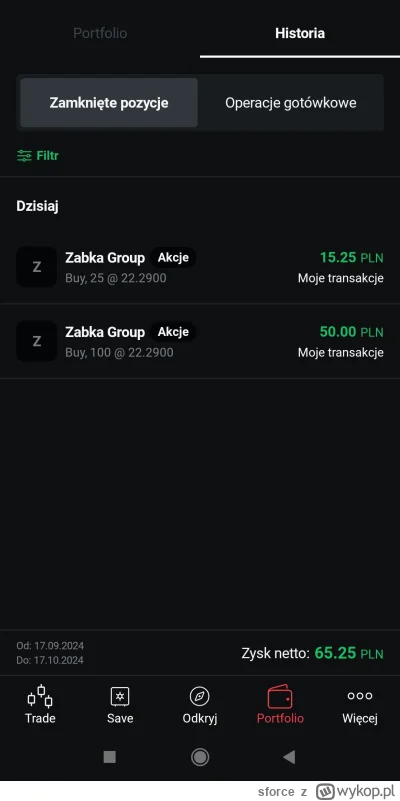 sforce - #gielda #xtb #zabka mam i ja na hot-doga xD