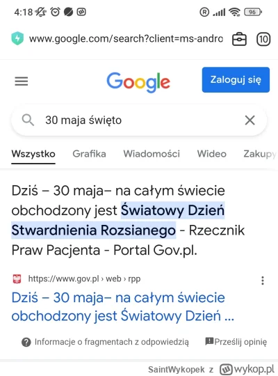 SaintWykopek - @LatajacyJeczmien Co ja bym zrobił bez internetu ( ͡° ʖ̯ ͡°)