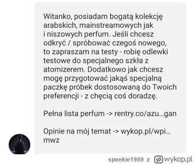 speekie1989 - Źle się dzieje na tagu #perfumy że nawet na pepper Mirki szukają zbytu ...