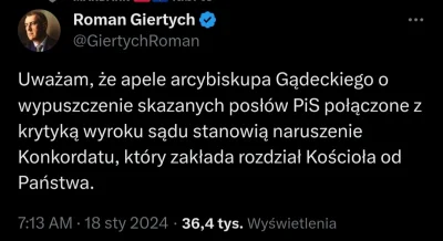 mentari - Ale jak to? Giertych jest zakonserwowaną konserwą kościółkową przecież...
Ż...