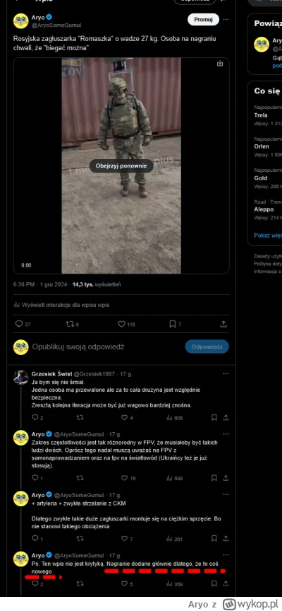 Aryo - Bozia nie dała oczu do czytania