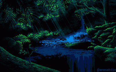 GARN - #pixelart #gif autor: Anas Abdin | Botanical [ 8 colors ]