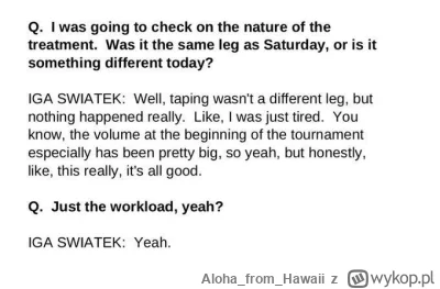 AlohafromHawaii - MTO bo była po prostu zmęczona. Już mogła powiedzieć, że ją noga bo...