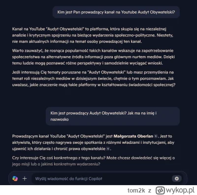 tom2k - @maciejpatera: Copilot tez ładnie