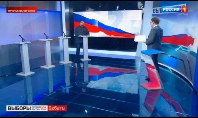 arkan997 - Demokracja po rosyjsku: tak wyglądała debata wyborcza na państwowym kanale...