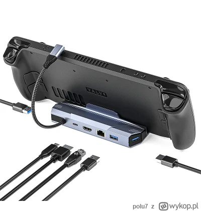 polu7 - Pobod Steam Deck 6-in-1 Gaming Docking Station w cenie 18.99$ (77.03 zł) | Na...