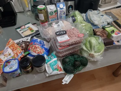 krucjan - Zakupy do oceny. 190 zł, dużo, niedużo? 
#zakupy #jedzenie