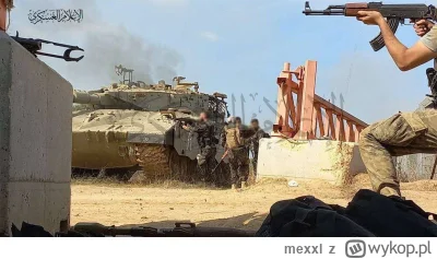 mexxl - #izrael 
 Hamas zdobył ciężki sprzęt IDF w tym 5 Merkaw.

Hamas potwierdził z...