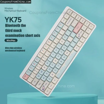 n____S - ❗ YK75 84 Keys Mechanical Keyboard Tri-Mode OUTEMU
〽️ Cena: 29.99 USD (dotąd...
