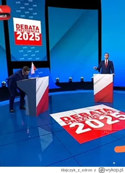 tibijczykzedron - #wybory dlaczego nie było przerwy na postawienie klocka?