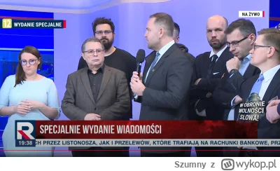 Szumny - Nie pracują już w TVP. W teorii nikt im nie płaci. Więc czemu ich to obchodz...