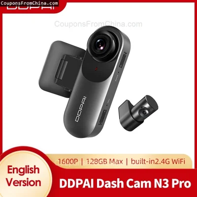 n____S - ❗ DDPAI Mola N3 Pro Dash Cam
〽️ Cena: 46.37 USD (dotąd najniższa w historii:...