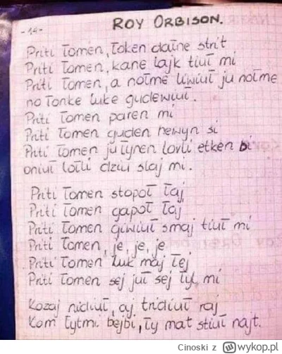 Cinoski - #spiewajzwykopem