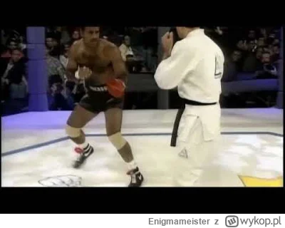 Enigmameister - @iontal: Zobacz sobie UFC 1 gdzie w walkach bez zasad nikomu nieznane...