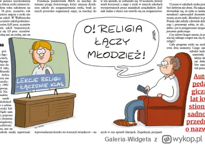 Galeria-Widgeta - Publikacja w Tygodniku NIE
Rys. Widget

#gazeta #tygodnik #religia ...