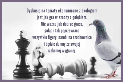 hot_tomek - @uszyk90: on uważa że gra w szachy 5D, gdzie tak naprawde jest tym gołębi...