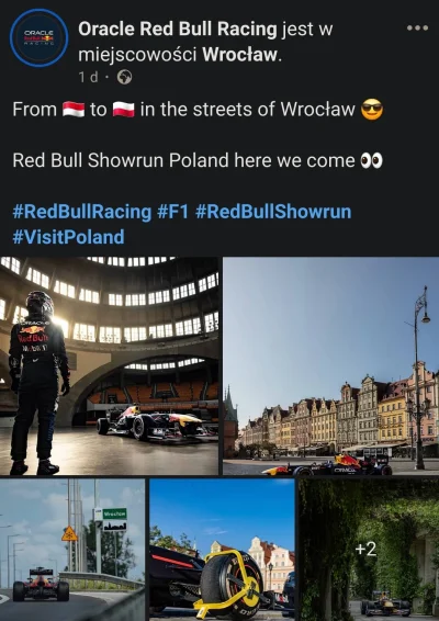 KRS - #f1 macie show we #wroclaw . Nie wczytywałem się w detale

https://www.facebook...