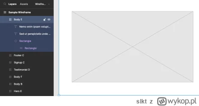 slkt - Jak w figmie zrobić rectangle z przekątnymi do reprezentowania zdjęcia na wire...