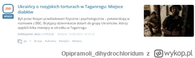 Opipramoli_dihydrochloridum - Miejsce tortur porównane, przez pojmaną sanitariuszkę, ...