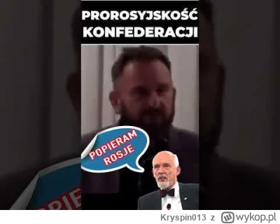 Kryspin013 - >On już jedzie ruską propagandą w pełnym zakresie. 

@Jabby: jak to "już...