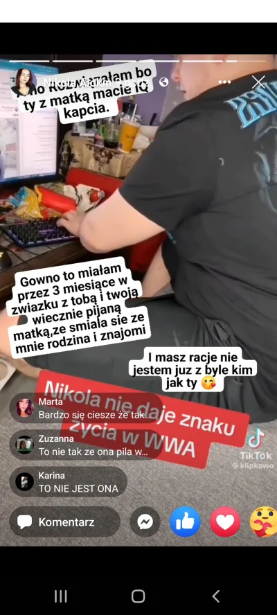 Taki93 - #danielmagical  raczej to nie ściema jak jedzie tak gohe to już jej nie wpuś...