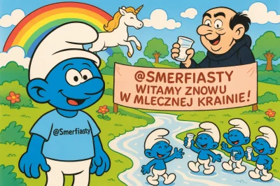 MLeko29 - O hej @Smerfiasty. Witaj w mlecznej krainie gdzie mleko se płynie a żaden s...