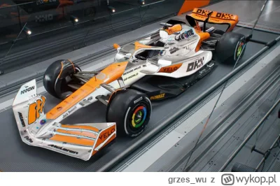 grzes_wu - #f1 Nowe malowanie McLarena, ale czarny zamieniony na biały
