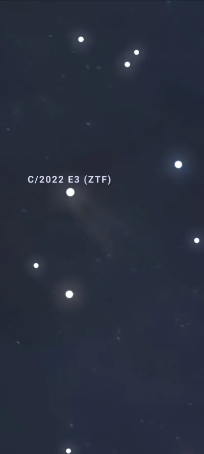 Kantorwymianymysliiwrazen - Nawet trochę widać ten warkocz, zblizającej się komety.
S...