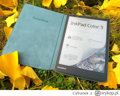 Cyfranek - PocketBook InkPad Color 3 (kolorowy ekran E-Ink Kaleido 3 o przekątnej 7,8...