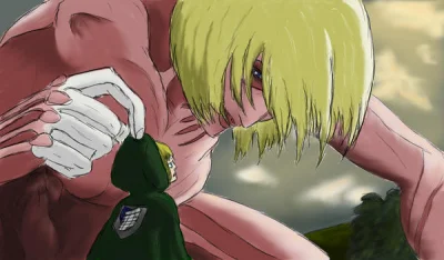 j.....a - Myślicie że Armin peklował Annie? Czemu ona go nie zabiła? #attackontitan #...