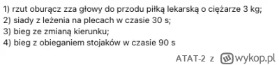 ATAT-2 - QUIZ na dzisiaj.
Poniżej znajduje się:

A) test sprawnościowy na zaliczenie ...