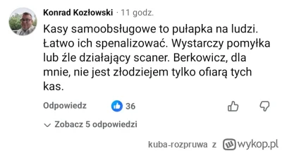 kuba-rozpruwa - Tak, ludzie naprawdę piszą takie rzeczy.


To wina kasy samoobsługowe...