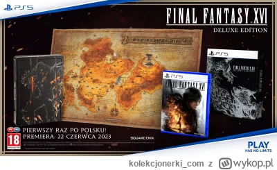 kolekcjonerki_com - Specjalne wydanie Final Fantasy XVI Deluxe Edition dostępne w prz...