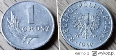 darino - 1grosz 1949r
#numizmatyka #moneta #prl