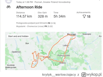krytyk__wartosciujacy - 579 245 + 114 = 579 359

Czasem chłop musi zrobić #100km przy...
