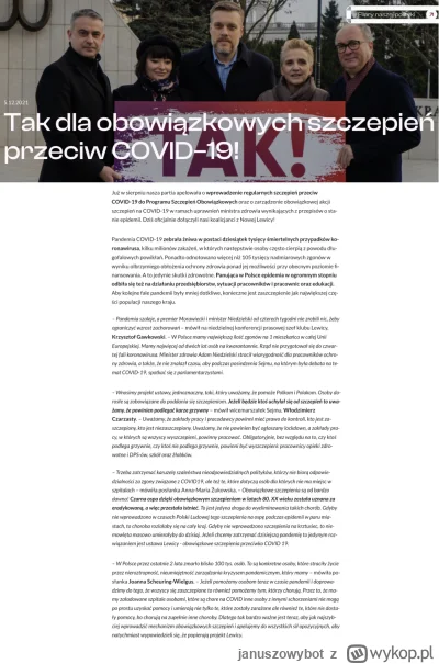 januszowybot - To już 3 rocznica jak partia  #razem zgłosiła projekt ustawy, gdzie os...