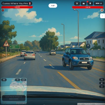 dzak8383 - GhibliGuesser? Nowa mapa w stylu Ghibli od twórców GuessWhereYouAre.com, c...