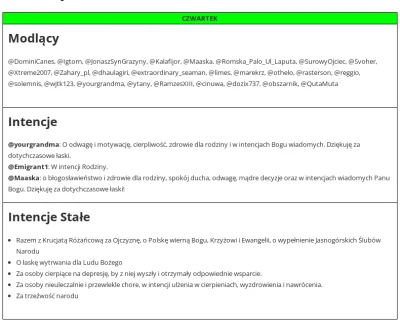 dendrofag - @DominiCanes, @Igtorn, @JonaszSynGrazyny, @Kalafijor, @Maaska, @RomskaPal...