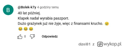 dizel81 - Dobry koment spod kambo shotów. 
Wszystko jeśli Klapek długo pożyje, niech ...