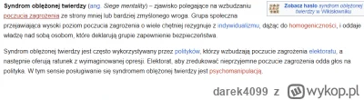 darek4099 - Syndrom oblężonej twierdzy w pisie i konfederacji ma się bardzo dobrze.
#...