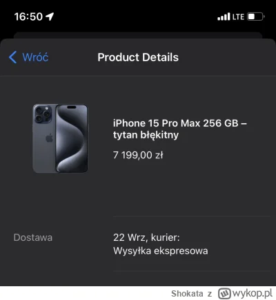 Shokata - @perfumowyswir pozdrawiam cieplutko. Kupione w pierwszych minutach jak odpa...