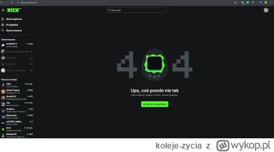 koleje-zycia - #ajemge1 czy  jego kanał na kicku zostal całkowiecie usuniety ?