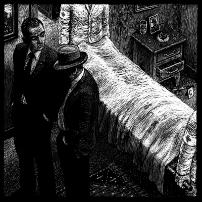 GARN - #sztuka #art #ilustracja #noir autor: Thomas Ott | Podcast-Serie «Mord im Männ...